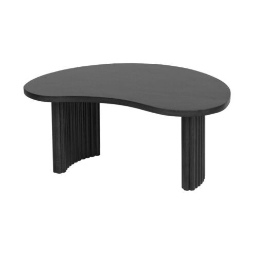 Atrani Salontafel organisch Mangohout zwart 85 cm