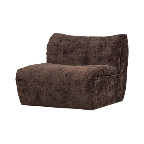 Baggy 1-zits element chenille donkerbruin