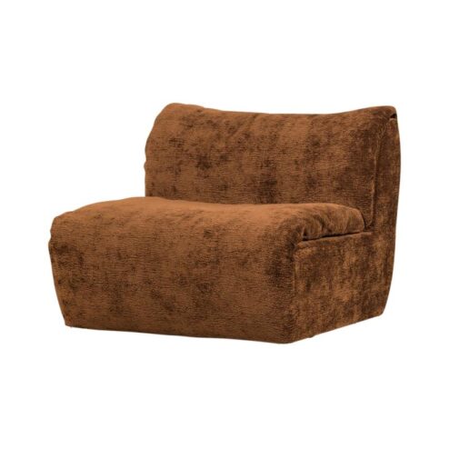 Baggy 1-zits element chenille middenbruin