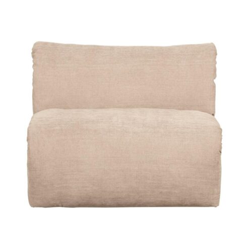 Baggy 1-zits element geweven chenille zand