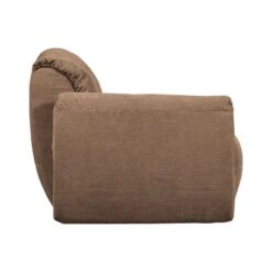 Baggy 1-zits element met arm links geweven chenille bruin