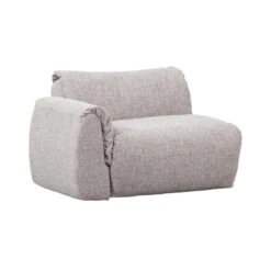 Baggy 1-zits element met arm links naturel melange