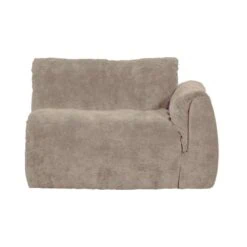 Baggy 1-zits element met arm rechts chenille zand