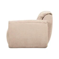 Baggy 1-zits element met arm rechts geweven chenille zand