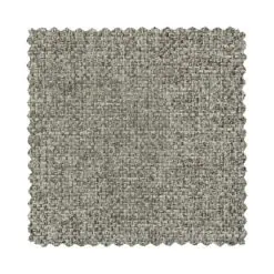 5-zits bank stof lichtgrijs melange 242cm