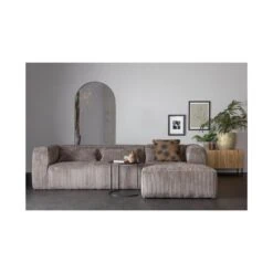 Bean Hoekbank rechts ribstof terrazzo 305cm