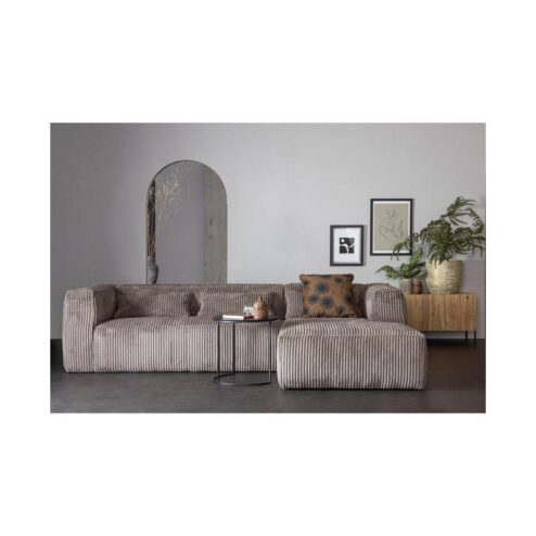 Bean Hoekbank rechts ribstof terrazzo 305cm