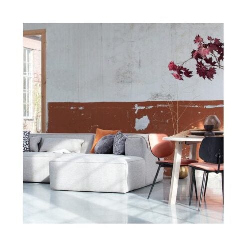 Bean Hoekbank rechts stof lichtgrijs melange 305cm