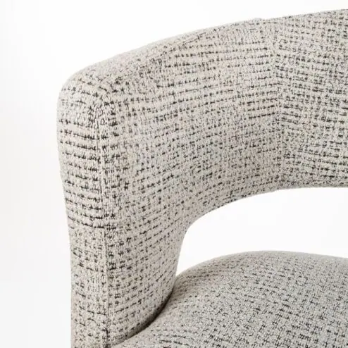 Beau Barstoel draaipoot Gebroken wit