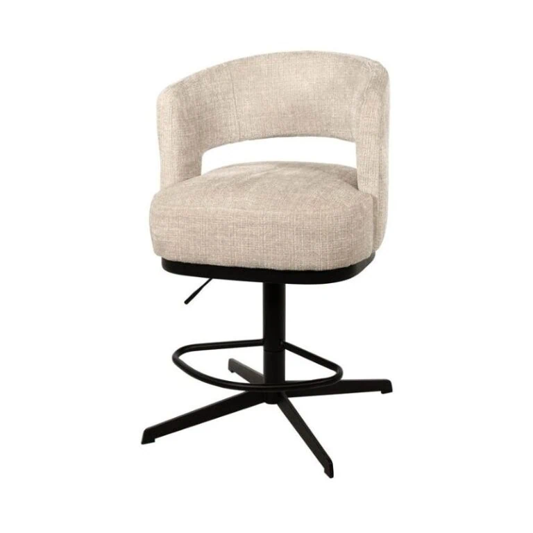 Beau Barstoel draaipoot Naturel