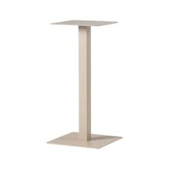 Bistro Bartafel poot metaal beige