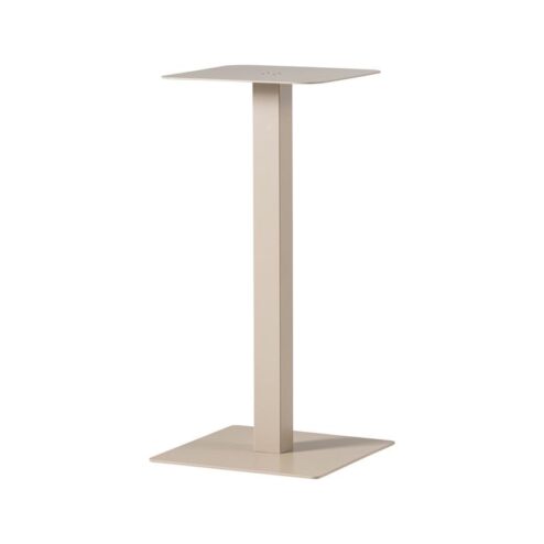 Bistro Bartafel poot metaal beige