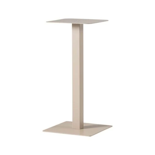 Bistro Bartafel poot metaal beige
