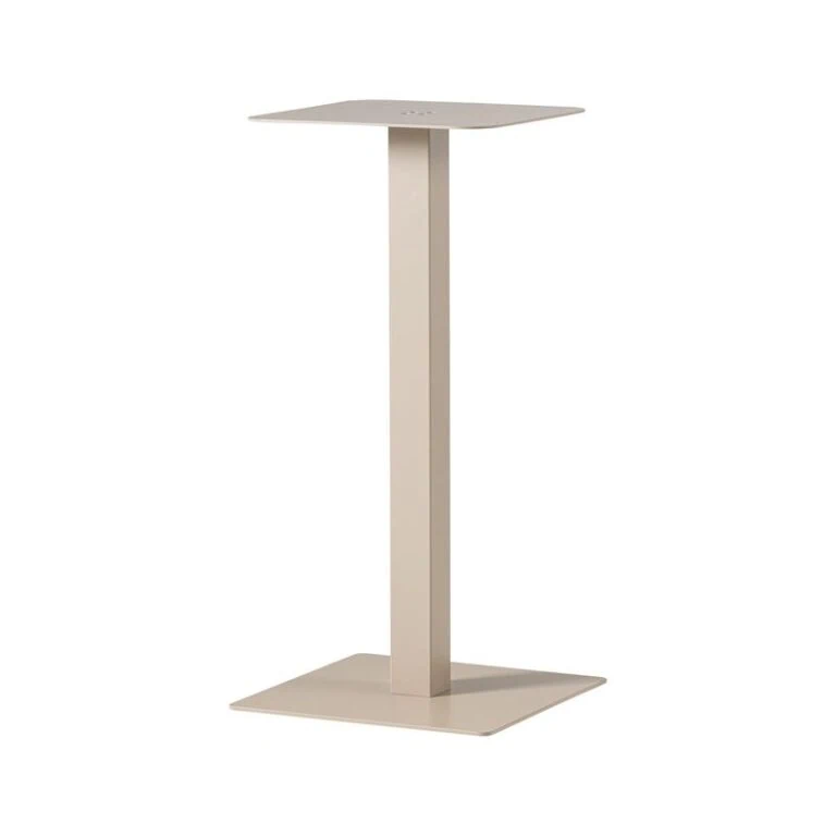 Bistro Bartafel poot metaal beige