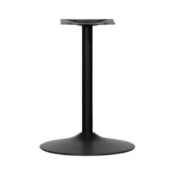 Bistro Tafelpoot rond metaal zwart