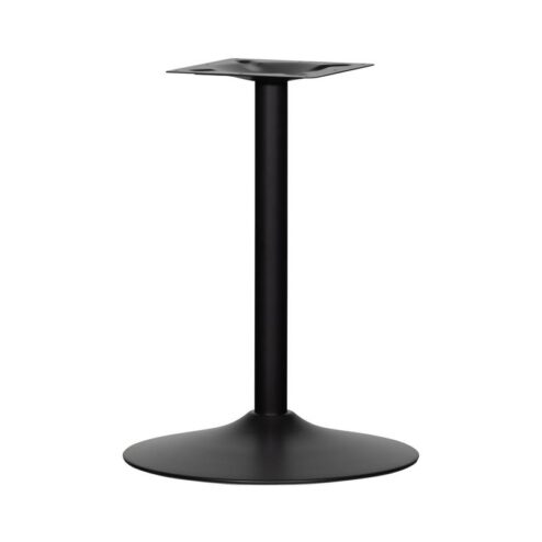 Bistro Tafelpoot rond metaal zwart