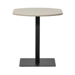 Bistro Tafelvoet vierkant metaal zwart