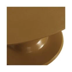 Blanco ronde Eettafel mangohout geel 120cm