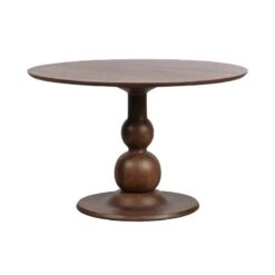 Blanco ronde Eettafel mangohout walnoot 120cm