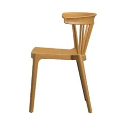 Bliss Tuinstoel kunststof cognac melange