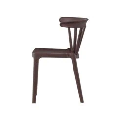 Bliss Tuinstoel kunststof paars/bruin