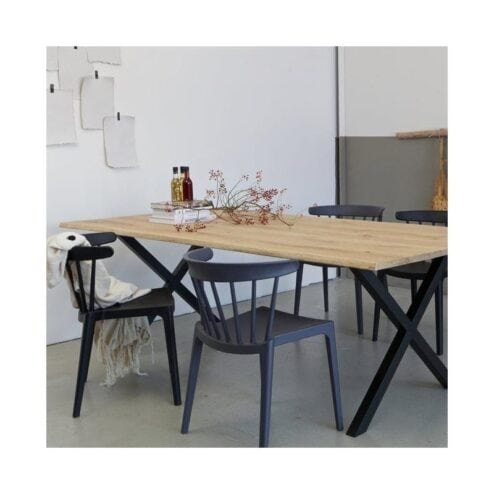 Bliss Tuinstoel kunststof zwart