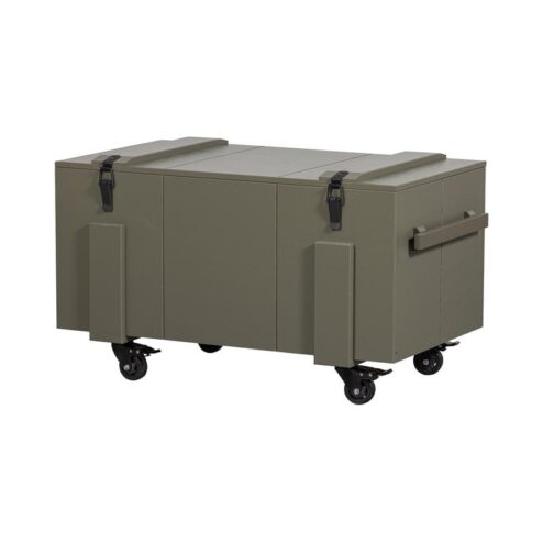 Bobby Opbergkist grenen groen 100cm