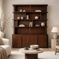 Boekenkast Yama walnoot | 165cm