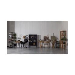 Bonk Open kast grenen zwart 107cm