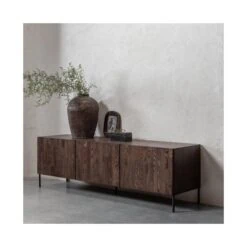 Bono Gravure Tv meubel essenhout bruin 180cm