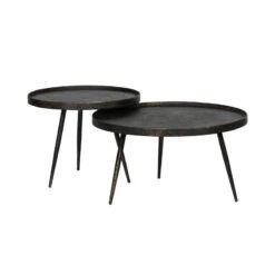 Bounds Bijzettafel hout/metaal goud 58cm