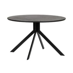 Bruno Ronde Eettafel zwart 120cm