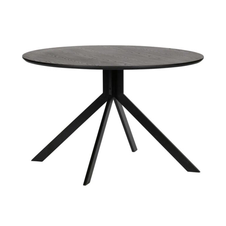 Bruno Ronde Eettafel zwart 120cm