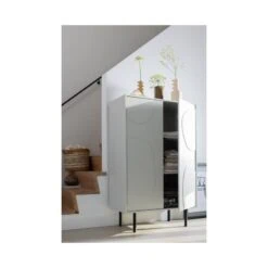 Cadiz Opbergkast grenen grijs 85cm