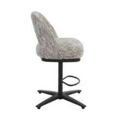 Caldes Barstoel Wit-Grijs