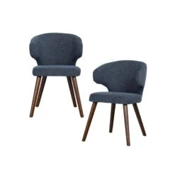 Cape Eetkamerstoel stof blauw