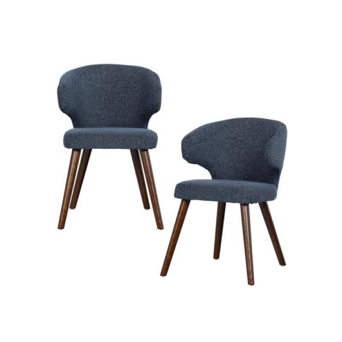 Cape Eetkamerstoel stof blauw