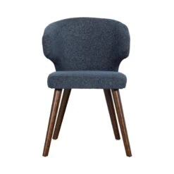 Cape Eetkamerstoel stof blauw