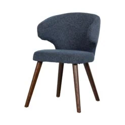 Cape Eetkamerstoel stof blauw