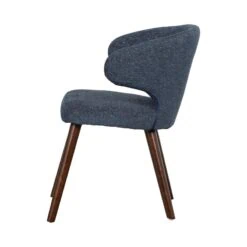 Cape Eetkamerstoel stof blauw