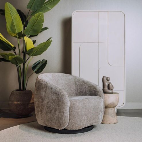 Castro Fauteuil Beige draaibaar