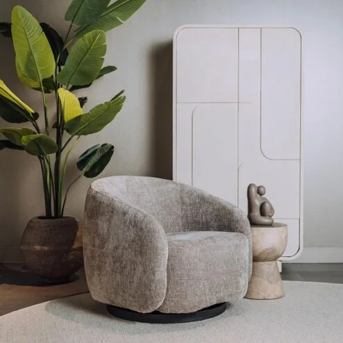 Castro Fauteuil Beige draaibaar