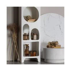 Caz Vakkenkast smal wit 48cm