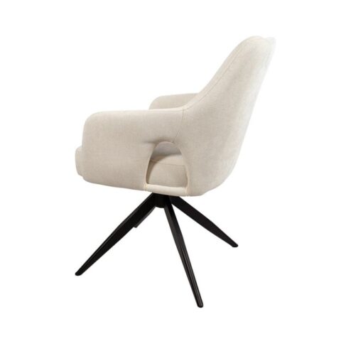 Cervo Eetkamerstoel Gebroken wit