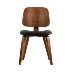 Classic Eetkamerstoel noten fineer zwart/walnoot