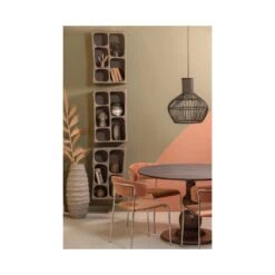 Clay Wandkastje papier maché grijs