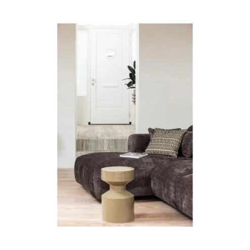 Cloud Chaise longue bank links chenille bruin