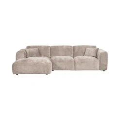 Cloud Chaise longue bank links chenille naturel
