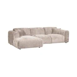 Cloud Chaise longue bank links chenille naturel