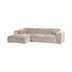Cloud Chaise longue bank links chenille naturel